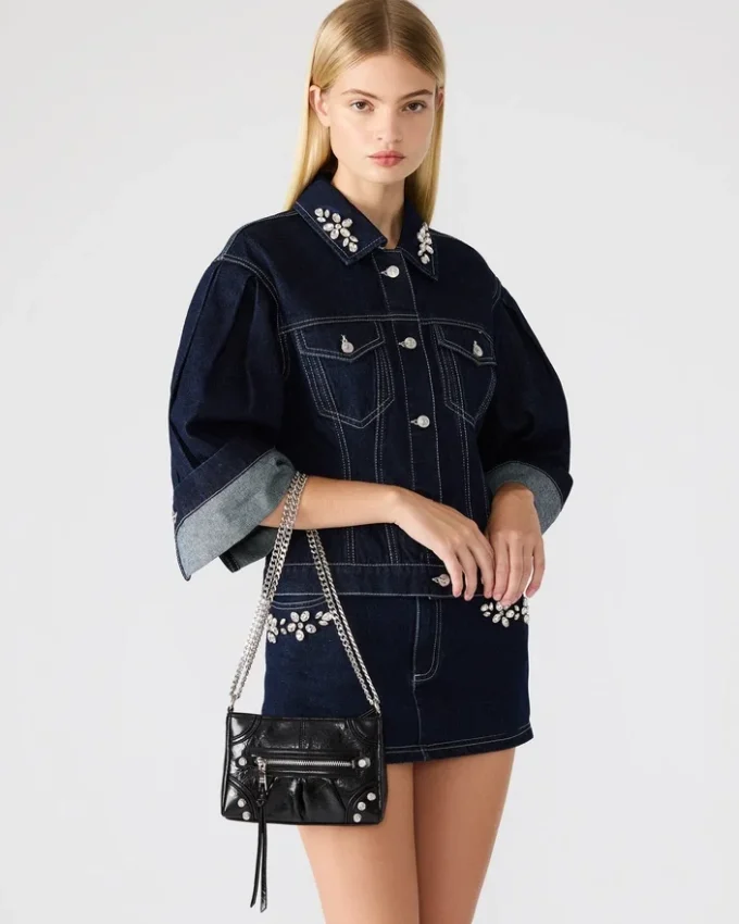 Bolso Sky Negro/Plata