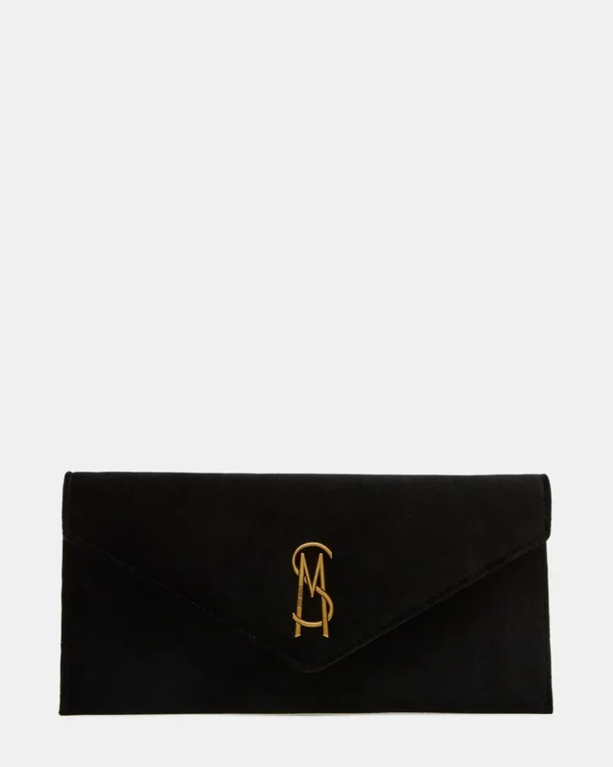 Bolso Smooth de terciopelo negro