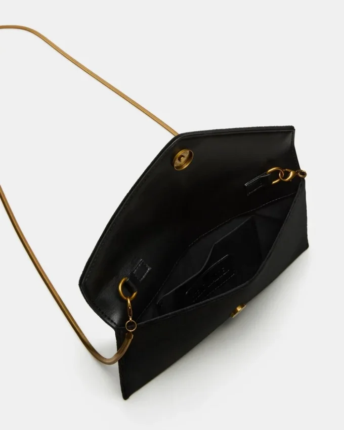 Bolso Smooth de terciopelo negro