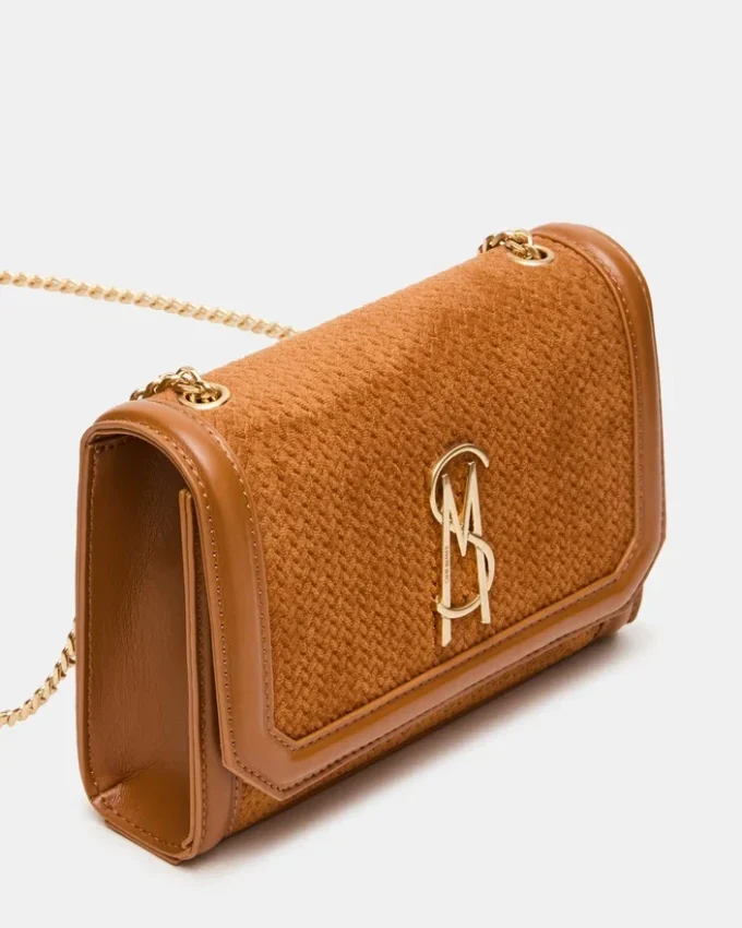 Bolso tejido Larisa en color tabaco Bolso tejido Larisa en color tabaco