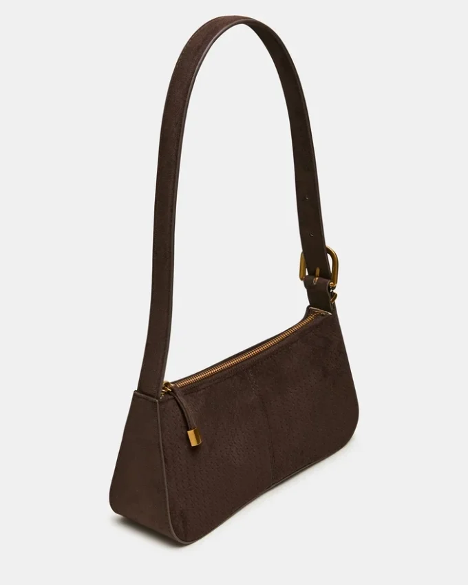 Bolso tejido Tanzie color chocolate Bolso tejido Tanzie color chocolate