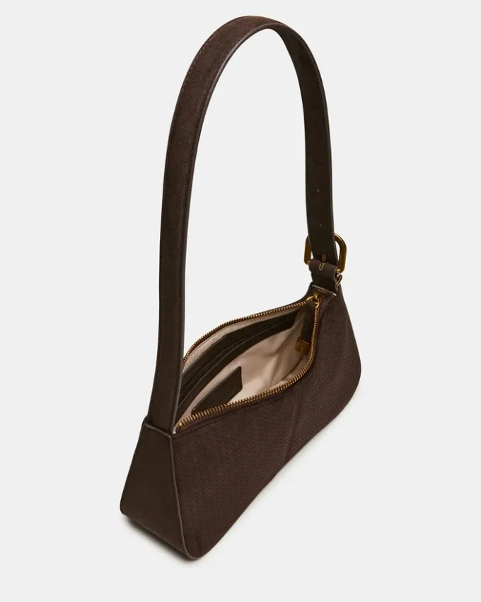 Bolso tejido Tanzie color chocolate Bolso tejido Tanzie color chocolate