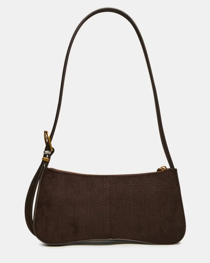 Bolso tejido Tanzie color chocolate Bolso tejido Tanzie color chocolate