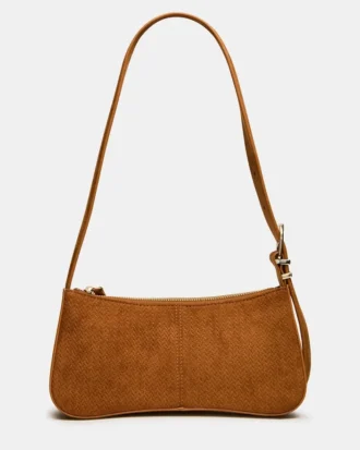 Bolso tejido Tanzie en color tabaco