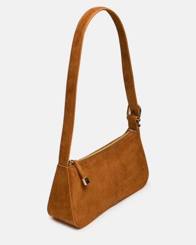 Bolso tejido Tanzie en color tabaco Bolso tejido Tanzie en color tabaco