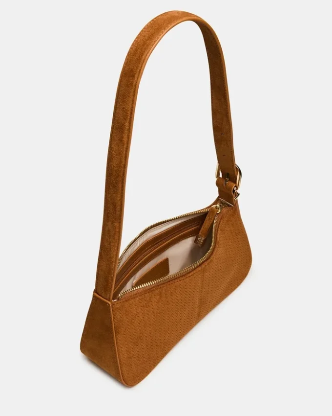 Bolso tejido Tanzie en color tabaco Bolso tejido Tanzie en color tabaco