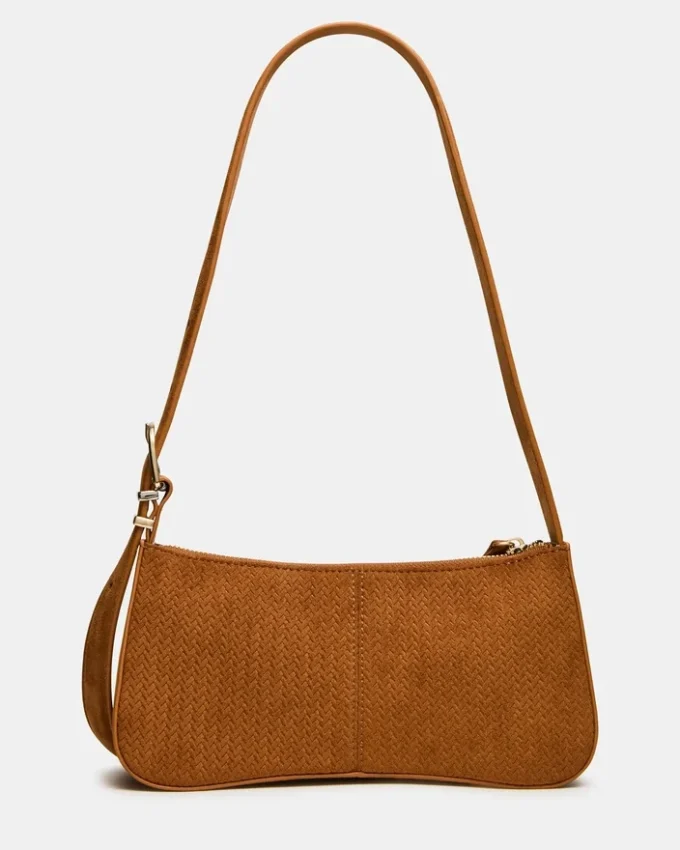 Bolso tejido Tanzie en color tabaco Bolso tejido Tanzie en color tabaco