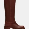Botas de piel Riggs Rust de caña ancha