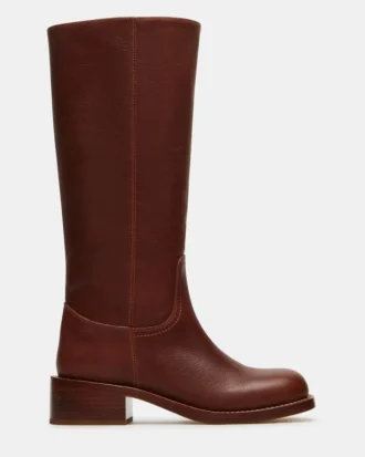 Botas de piel Riggs Rust de caña ancha