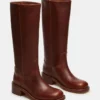 Botas de piel Riggs Rust de caña ancha