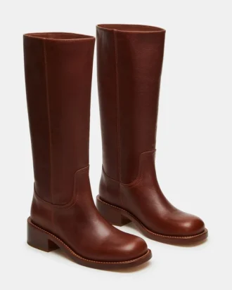 Botas de piel Riggs Rust de caña ancha