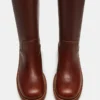 Botas de piel Riggs Rust de caña ancha