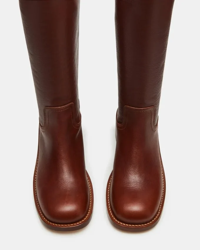 Botas de piel Riggs Rust de caña ancha