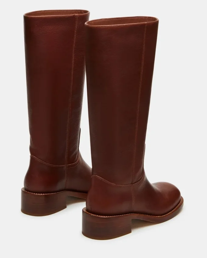 Botas de piel Riggs Rust de caña ancha