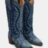 Botas de tela vaquera Albany de pantorrilla ancha