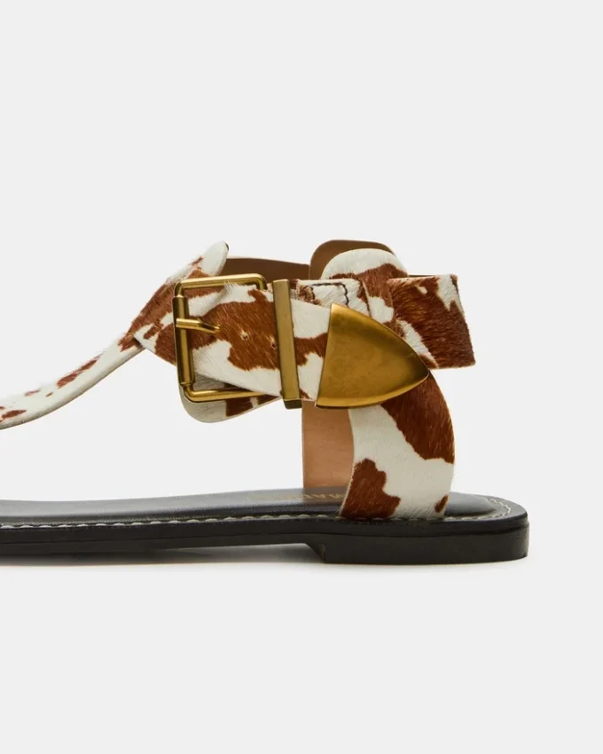 Brazinn Marrón con estampado de vaca Brazinn Marrón con estampado de vaca
