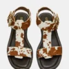 Brazinn Marrón con estampado de vaca Brazinn Marrón con estampado de vaca