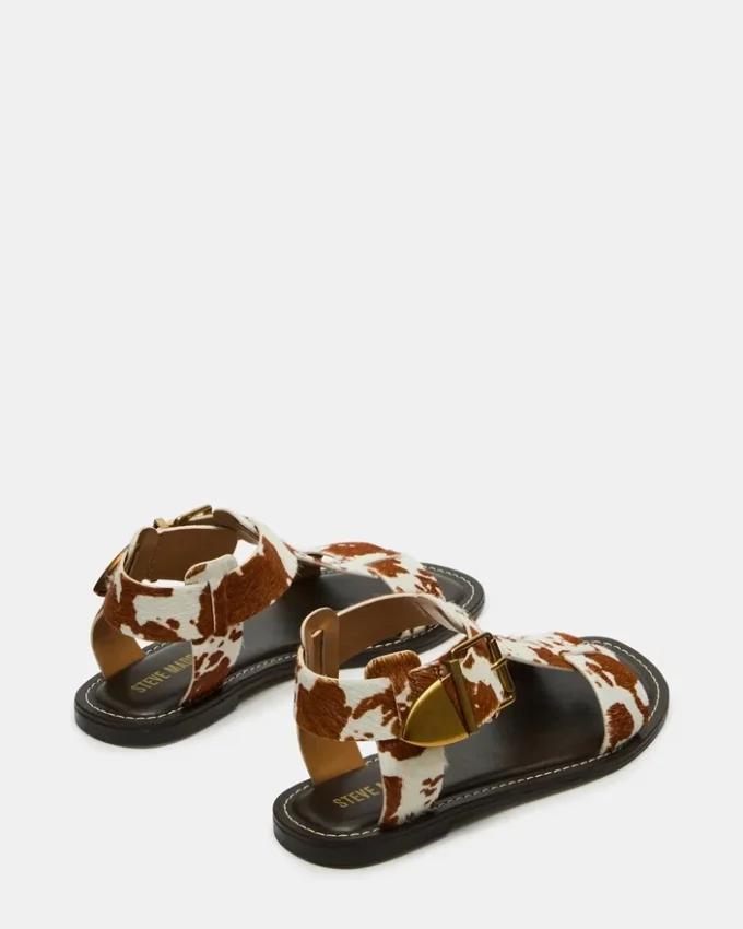Brazinn Marrón con estampado de vaca Brazinn Marrón con estampado de vaca