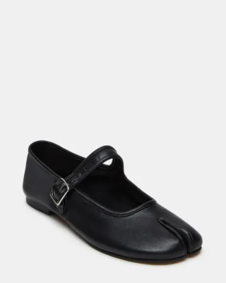 Calara de cuero negro