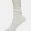 Calcetines cortos holgados de rejilla blancos Calcetines cortos holgados de rejilla blancos