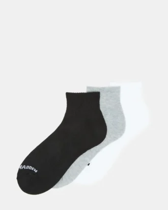 Calcetines cortos Sport Cushion Negro/Blanco