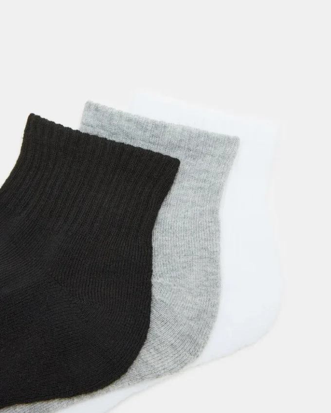 Calcetines cortos Sport Cushion Negro/Blanco Calcetines cortos Sport Cushion Negro/Blanco