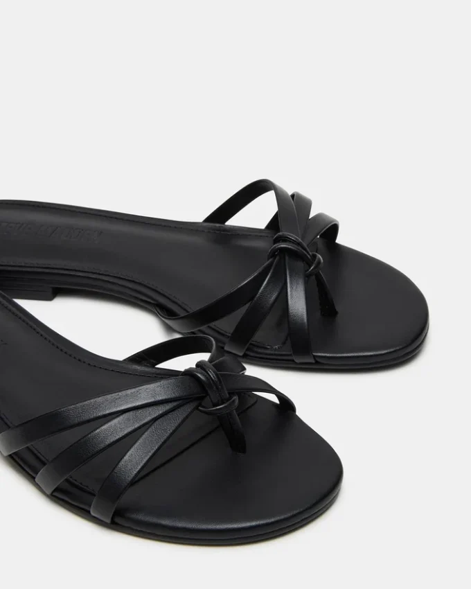 Calissi de cuero negro Calissi de cuero negro