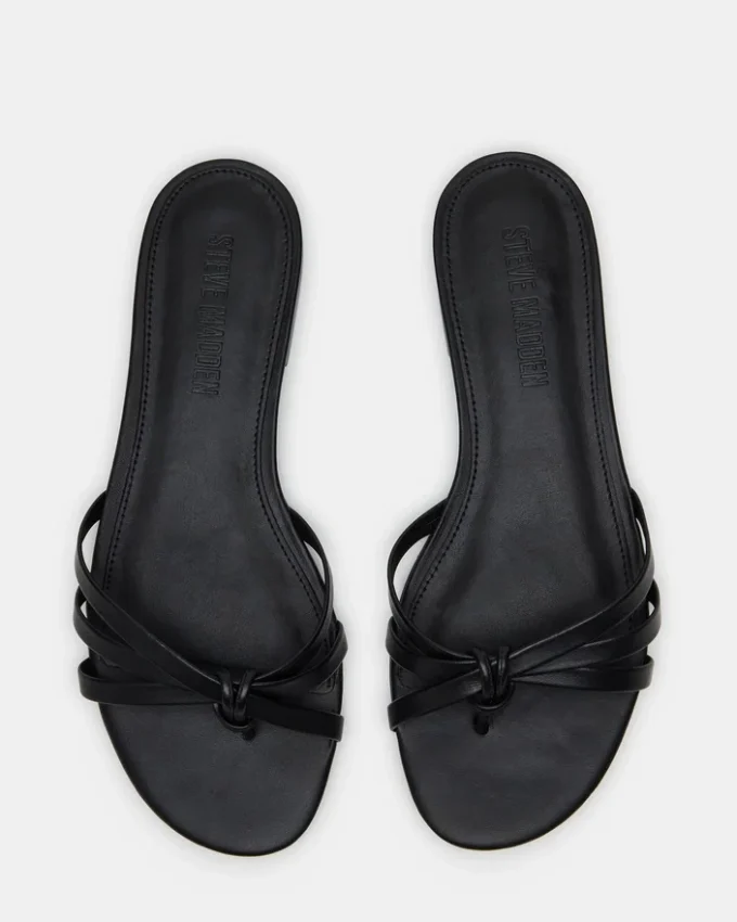 Calissi de cuero negro Calissi de cuero negro
