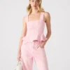 Camiseta de denim Penelopi rosa