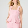 Camiseta de denim Penelopi rosa