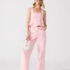 Camiseta de denim Penelopi rosa