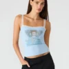 Camiseta sin mangas Love Goldie Surf Blue