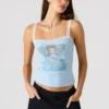 Camiseta sin mangas Love Goldie Surf Blue