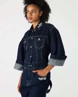 Chaqueta Dorothy azul bijou Chaqueta Dorothy azul bijou