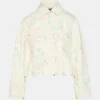 Chaqueta floral Sloan en color melocotón beige