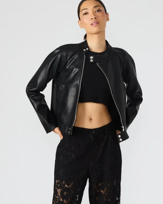 Chaqueta Jett negra Chaqueta Jett negra
