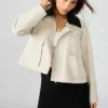 Chaqueta Justina Barn color avena Chaqueta Justina Barn color avena