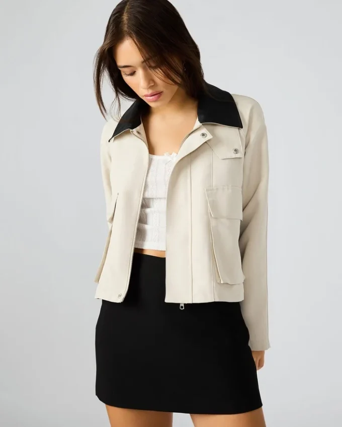 Chaqueta Justina Barn color avena Chaqueta Justina Barn color avena