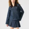 Chaqueta Justina Barn en índigo oscuro Chaqueta Justina Barn en índigo oscuro