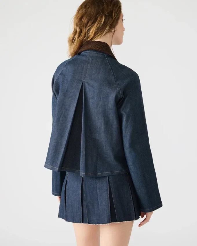 Chaqueta Justina Barn en índigo oscuro Chaqueta Justina Barn en índigo oscuro