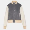 Chaqueta Rooney Gris jaspeado Chaqueta Rooney Gris jaspeado