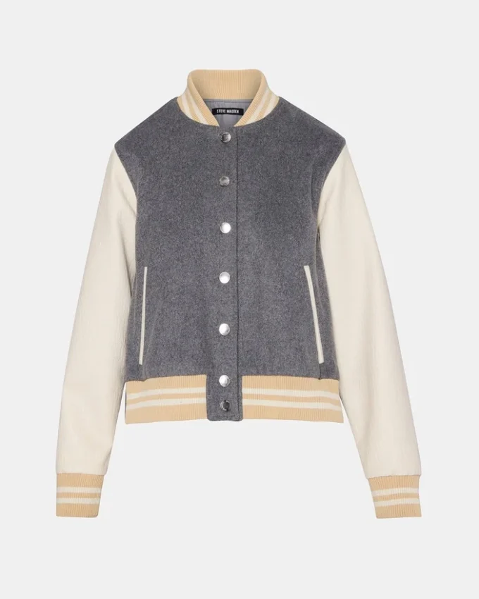 Chaqueta Rooney Gris jaspeado Chaqueta Rooney Gris jaspeado