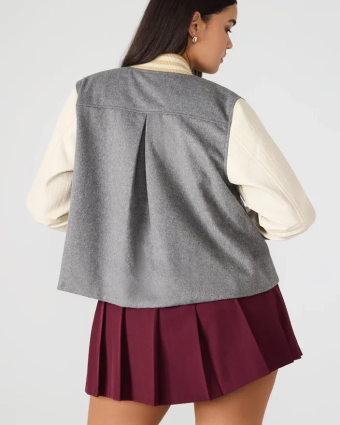 Chaqueta Rooney Gris jaspeado Chaqueta Rooney Gris jaspeado