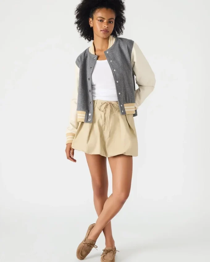 Chaqueta Rooney Gris jaspeado Chaqueta Rooney Gris jaspeado