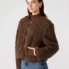 Chaqueta Teddy marrón Chaqueta Teddy marrón