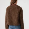 Chaqueta Teddy marrón Chaqueta Teddy marrón