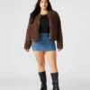Chaqueta Teddy marrón Chaqueta Teddy marrón