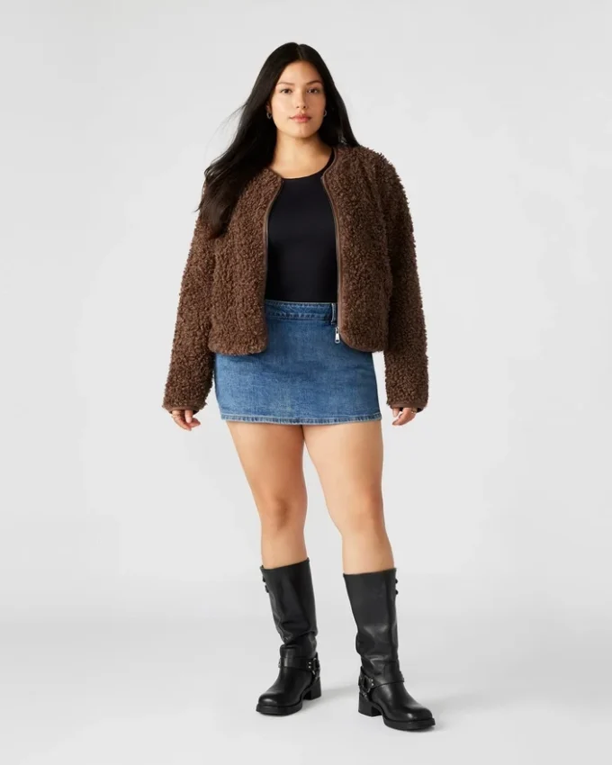 Chaqueta Teddy marrón Chaqueta Teddy marrón