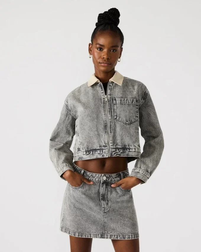 Chaqueta vaquera Glacia Gris claro Chaqueta vaquera Glacia Gris claro