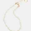 Conjunto de 3 tobilleras con cadena Conjunto de 3 tobilleras con cadena